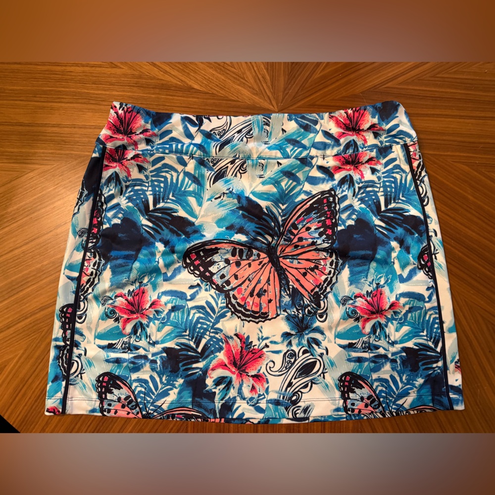 Coral Bay Golf skort butterfly print🦋